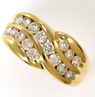 C&A Yellow Gold Yellow Gold (18K) Band Ring (Pre-Owned)