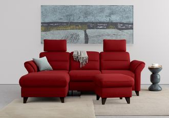 Sit&more Ecksofa »Mellum L-Form« Federkern, wahlweise mit Bettfunktion, Bettkasten und Armteilfunktion