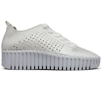 Ilse Jacobsen Tulip 4271 Polyester Womens Lace Up Shoes - White White - Size:UK 4