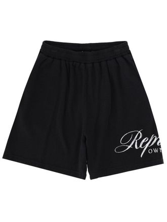 Represent Stellen Sie Shorts mit Logo dar