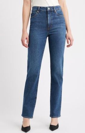 Frame Denim The Ruler High Waist Straight Leg Jeans in Rory at Nordstrom Rack, Size 24