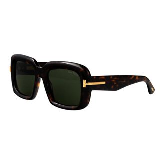 Tom Ford Sunglasses, female, Black, 53 MM, Ft1330 Icon Square Sunglasses