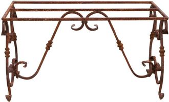 Biscottini International Biscottini - Solid iron made table stem W130xDP60xH74 cm sized