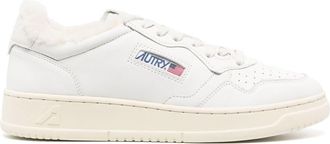 Autry Medalist low-top sneakers - men - Goat Skin/Rubber/Sheep Skin/Shearling/Pig Leather - 40 - White