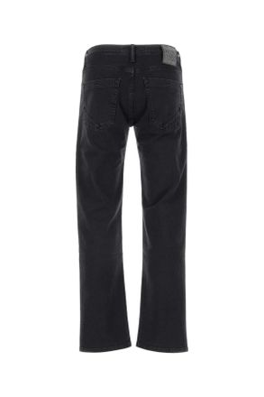 Incotex Zwarte Stretch Denim Jeans