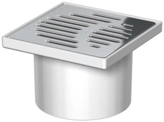 Aco Aco Easy-flow Pieza De Montaje D125/ 150x150/ Pe/rejilla Ranurada V2a/ K3, 2700.77.11