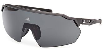 Adidas Sport SP0093 Polarized 02D Mens Sunglasses Black Size 145