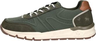 Mustang Lage Sneakers - Heren - Sneakers - Groen - 47 EU - Schoenen