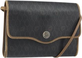 Dior Pre-owned Vintage Plastic Schoudertas - Dames - Vintage Schoudertas - Zwart - ONE Size - Leer - Vintage