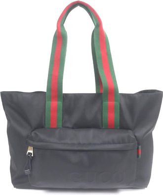 Gucci Pre-owned Gucci Nylon Web Tote Ladies YF53HSUJ42NU7DBO