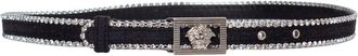 Versace Canvas Medusa Belt With Strass (Authentic Pre-Loved)