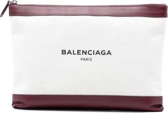Balenciaga Pre-owned Balenciaga M Canvas Navy Clip Clutch 420407A.9283A.ZA.538735