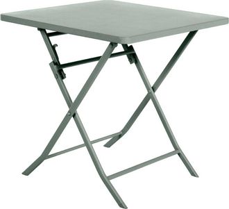 Hesperide Hesperide - Mesa De Jard&iacute;n Cuadrada Plegable Greensboro Verde Oliva - 2 Plazas - Hesp&eacute;ride