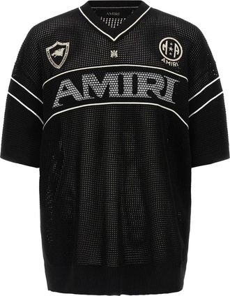 Amiri T-Shirts, female, Black, S, Sport T-shirt