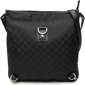 Gucci Pre-owned Gucci GG Nylon Abbey D Ring Crossbody Unisex ZIV6WGVS6OW4CU4C