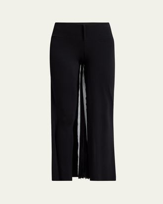 【関税込み】COURREGES 'Oblique Tailored' pants courrèges OBLIQUE TAILORED PANTS | REVERSIBLE