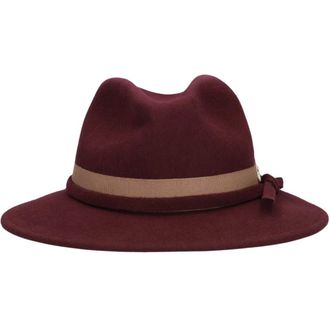 Liu Jo Feltro Hoed - Dames - Accessoires - Rood - Maat: ONE Size Wol