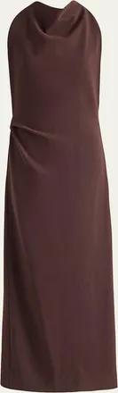 Proenza Schouler Selena Twisted-Strap Open-Back Maxi Dress