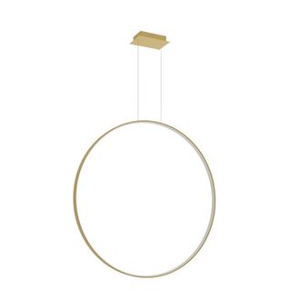 Sollux Lighting Modern Pendant Lamp 150x110x16cm 1xLight 4000K in Gold | Size: 150 x 110 x 16 cm