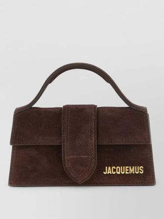 Jacquemus le bambino calfskin leather shoulder bag