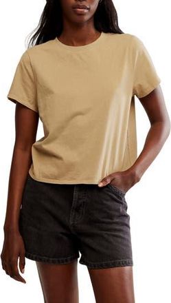 Free People Everyday Cotton T-Shirt in Oat Latte at Nordstrom Rack, Size X-Small