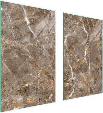 OEM Placa Protectora De Vidrio Para Estufa 75x52 M&aacute;rmol