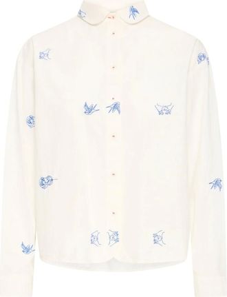 Ichi Cloud Dancer - 9000092 - - Blouses & Shirts - Donna - Beige - S