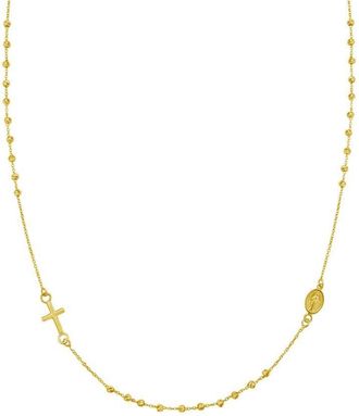 Tresorra 14K Yellow Gold Rosary Necklace