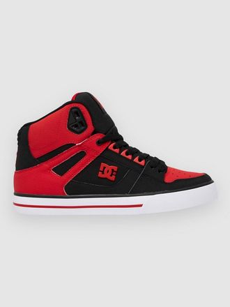 DC Pure High-Top WC Skateschuhe rot