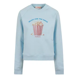 Fiorucci Sweatshirts, female, Blue, Size: S Sweater