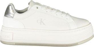 Calvin Klein Bianco Leather Women Womens Sneaker