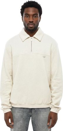 1989 STUDIO Off White Shirt Collar Sweatshirt