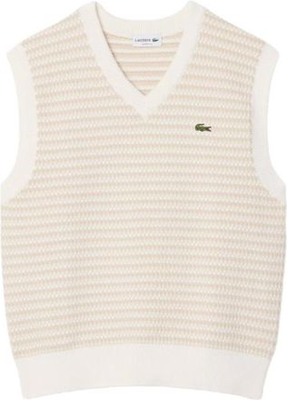 Lacoste Uomo, Maglie, Bianco, L, new
