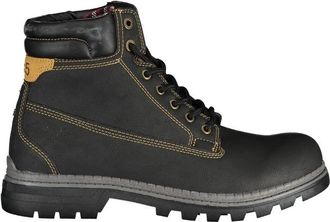 Carrera Zwarte Polyester Sneaker met Veters - Dames - Veterlaarzen - Zwart - 37 EU - Polyester - Schoenen