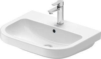Duravit Duravit - Lavabo D-Code, con agujero para grifo, con rebosadero