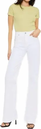 Kancan The Blanc Classic Flare Jean In White