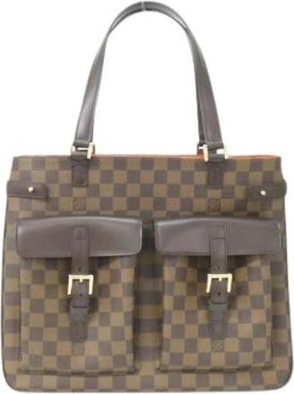 Louis Vuitton Pre-owned Tote Bags, female, Brown, Size: ONE SIZE Pre-owned Damier Handbag