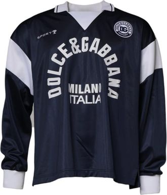 Dolce & Gabbana Hombre, Sudaderas, Azul, Talla: M