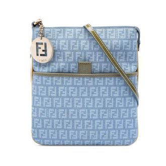 Fendi Pre-owned Fendi Zucchino Coated Canvas Forever Crossbody Ladies FP56WEWGURBURPUS