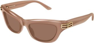 Balenciaga D-frame Cat-eye Zonnebril - Dames - Zonnebrillen - Beige - ONE Size - Accessoires