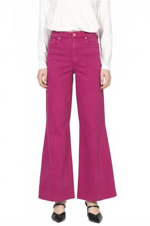 Dear John Denim Womens Fiona Wide Leg Jeans In Beaujolais