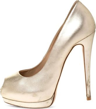 Giuseppe Zanotti Pumps con effetto metallizzato Pre-owned 135mm - Oro