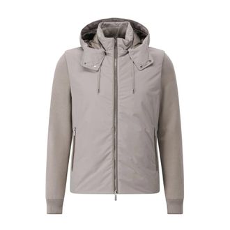 Moorer Light Jackets, male, Gray, Size: 2XL Light Jackets