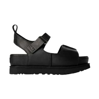 UGG Flat Sandals, female, Black, Size: 10 US Goldenstar Hi