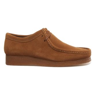 Clarks Wallabee Suede Shoes - male - Clarks - Laced Shoes - Brown - 7 1/2 UK - Shoes