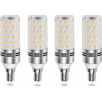 OEM Bombilla Led E14, 16 W, Blanco Fr&iacute;o 6000 K, Equivalente A Bombilla Hal&oacute;gena E14, &Aacute;ngulo De Haz De 360&deg;, (6000 K), Bombilla Led Tipo Vela E14 Para Lus 