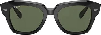 Ray-Ban RB 2186 Statestreet - unisex - Zonnebrillen - Zwart - 52 MM - Accessoires