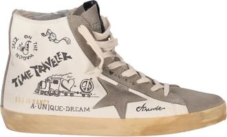 Golden Goose Grey Lace Up Sneakers