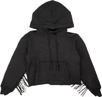 Amiri Fringe Hoodie- Black