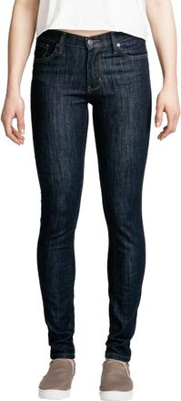 Dish Womens Indigo Rinse Wash Skinny Jean Pant